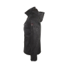 Coated and Hooded Camouflage Softshell Jacket