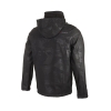 Coated and Hooded Camouflage Softshell Jacket