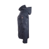 Coated and Hooded Camouflage Softshell Jacket