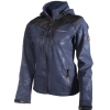 Coated and Hooded Softshell Jacket