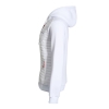 Kapitone Kaplamalı Tam Fermuarlı Kapüşonlu Erkek Sweatshirt