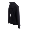 Kapitone Kaplamalı Tam Fermuarlı Kapüşonlu Kadın Sweatshirt
