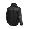Coated and Hidden Hooded Fleece Jacket